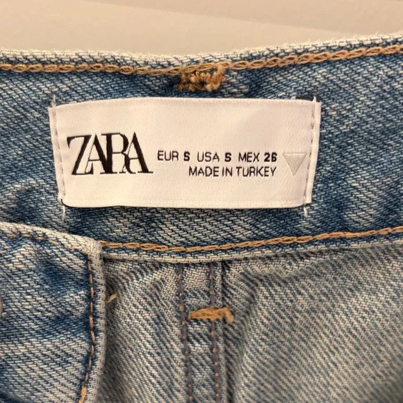 Zara women’s denim maxi skirt Blue - Picture 2 of 7